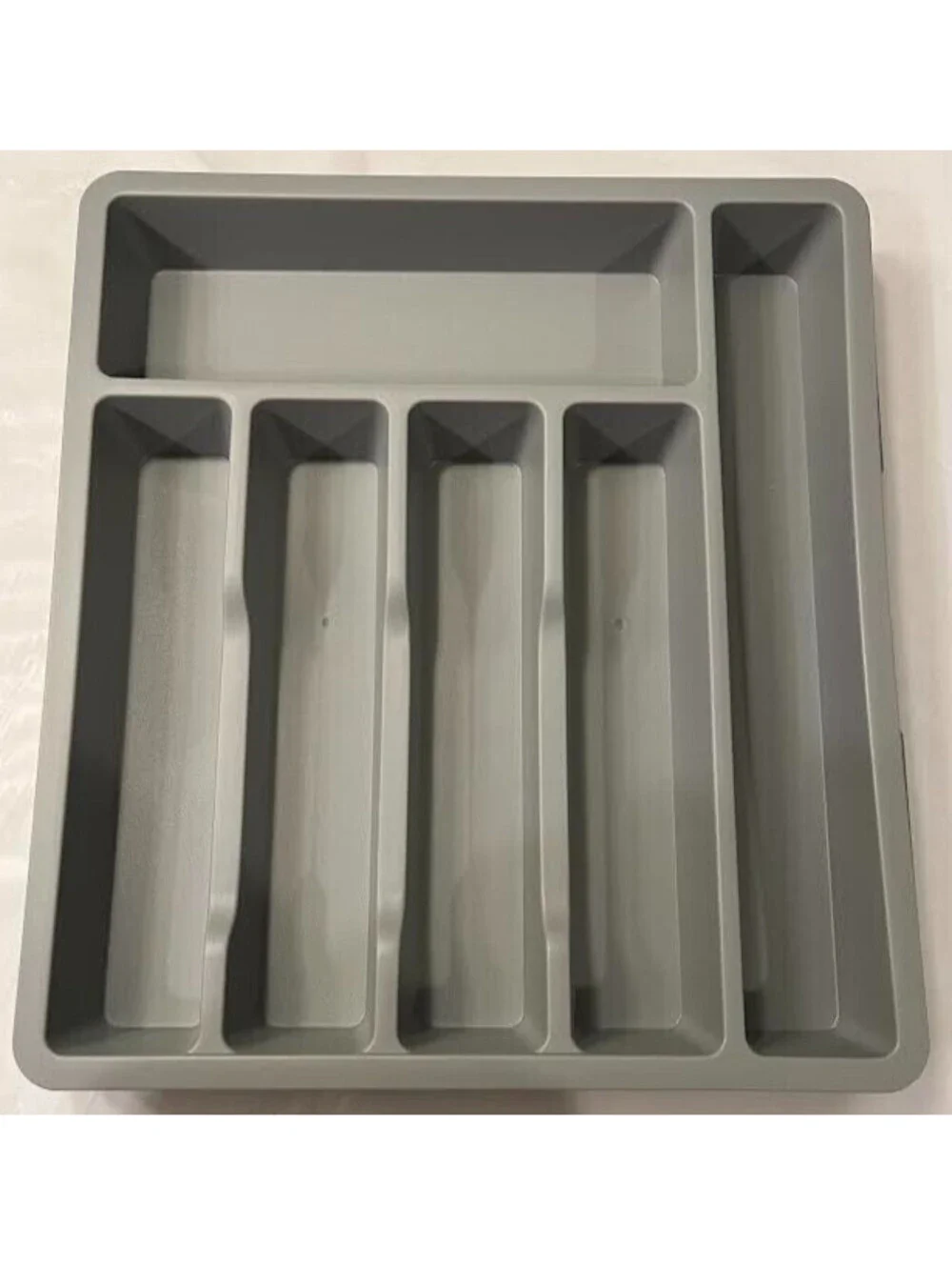 Grey Expandable Silverware Holder For Kitchen Drawer *BRAND NEW IN BOX*